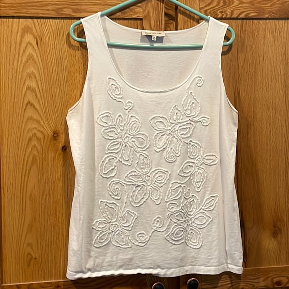 Jones New York Tops - Jones New York Embroidered Tank Top